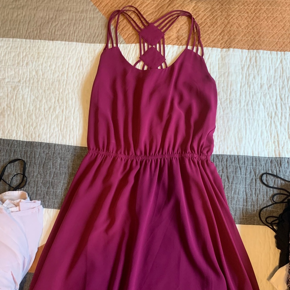 Maroon dress